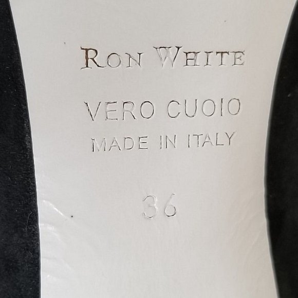 Ron White Cadence Pump, Black Calf Hair, Womens Size 6 / 36 - Picture 10 of 11